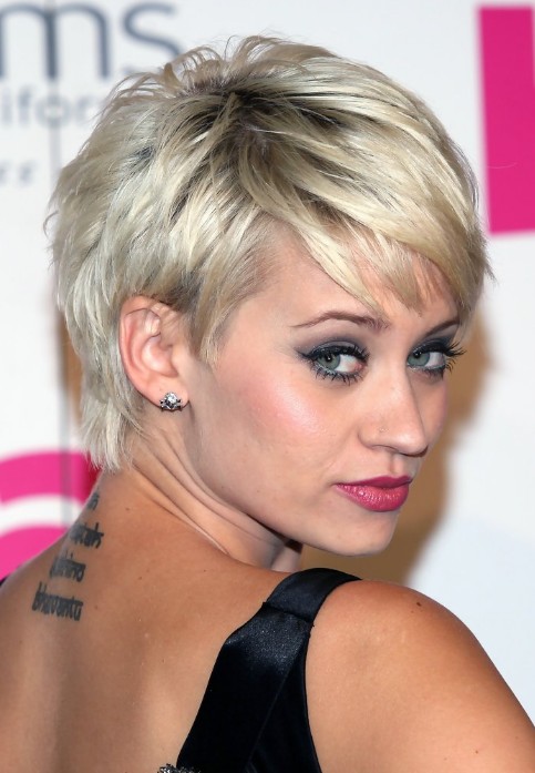 Best Short Hairstyle 2014 Layered Messy Short Pixie Haircut From Kimberly Wyatt Pretty Designs 