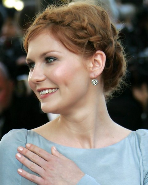 Kirsten Dunst kapsels: Pretty Braided Bun