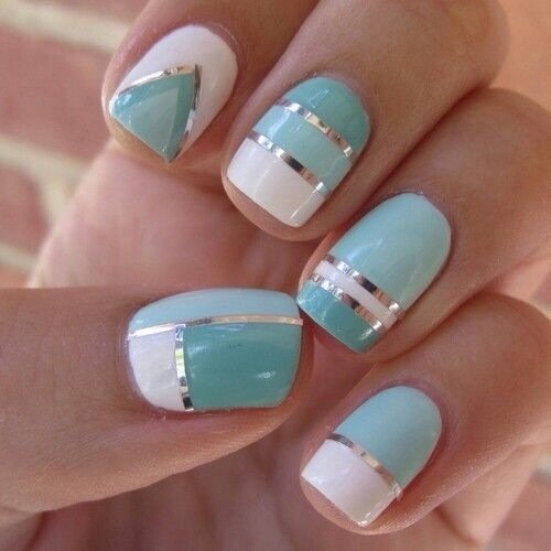 Mint Pastel Nails