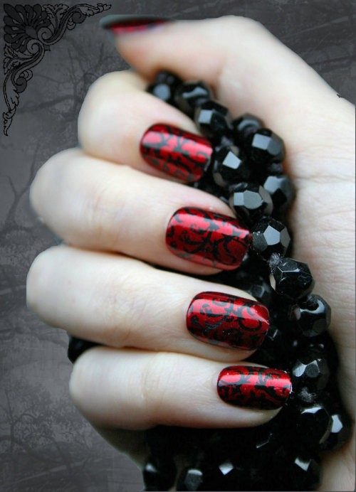 Red And Black Nails For You To Try Pretty Designs