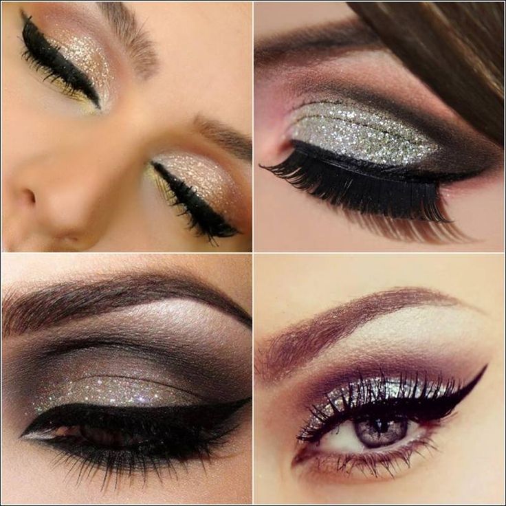 14 Amazing Glittery Eye Makeup Looks Pretty Designs 