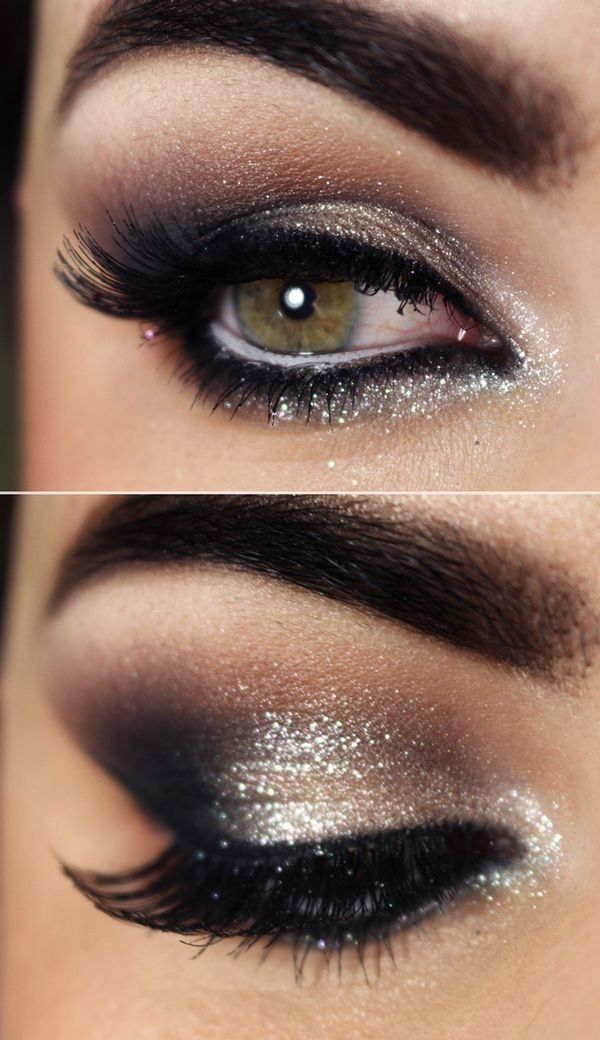 14 Amazing Glittery Eye Makeup Looks Pretty Designs