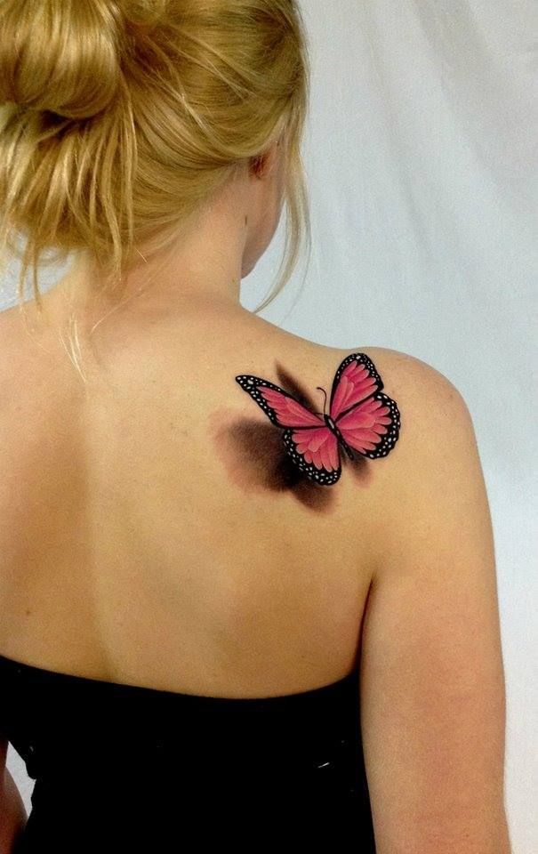 15 Gorgeous Shoulder Butterfly Tattoo Desgns Pretty Designs