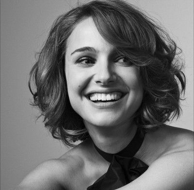 Curta Curly Bob para Natalie Portman Demo