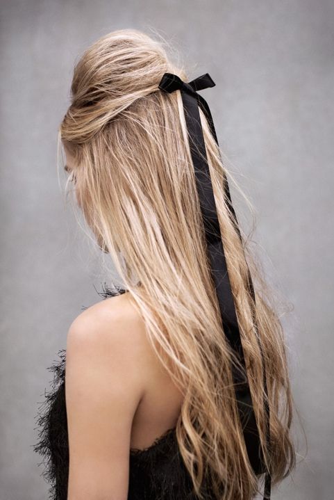 12 Pretty Hairstyles With Ribbons Pretty Designs