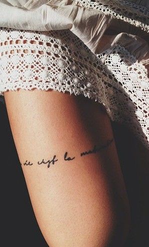 12 Written Tattoo Designs - Pretty Designs