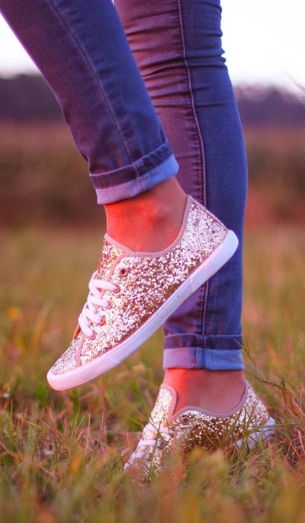 girls glitter converse shoes