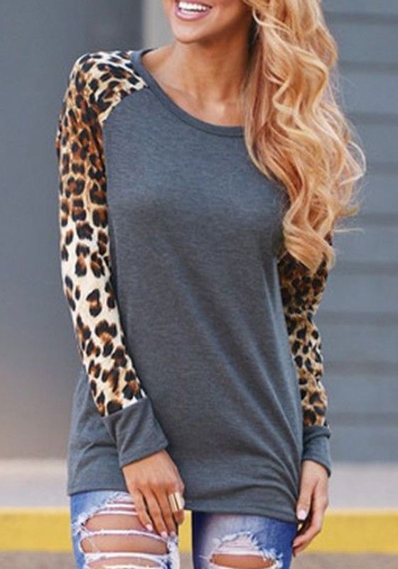 leopard print t shirt outfit