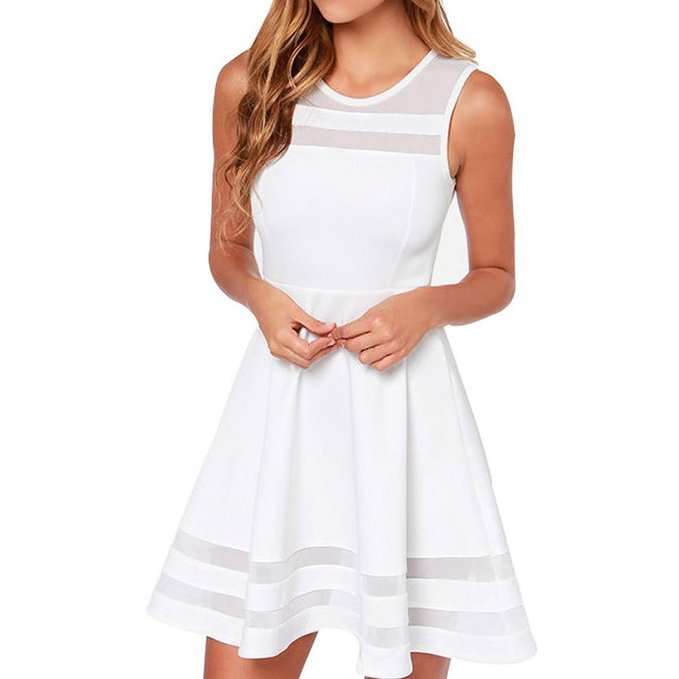 large white dress