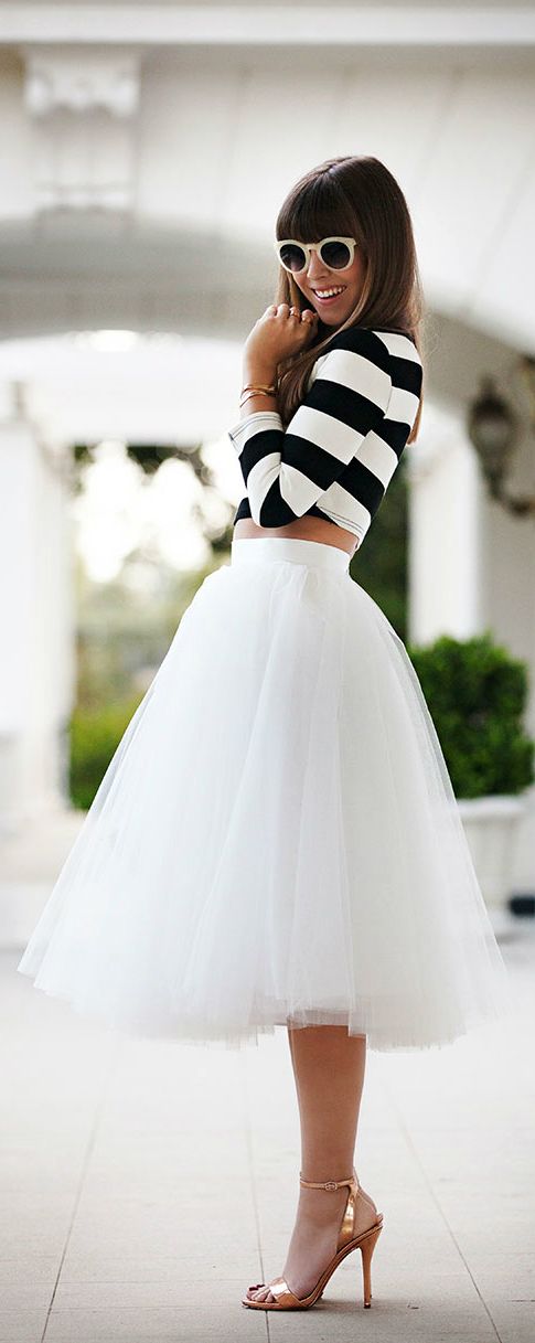 12 Perfect Outfits That Show How To Rock A Tulle Skirt - Pretty