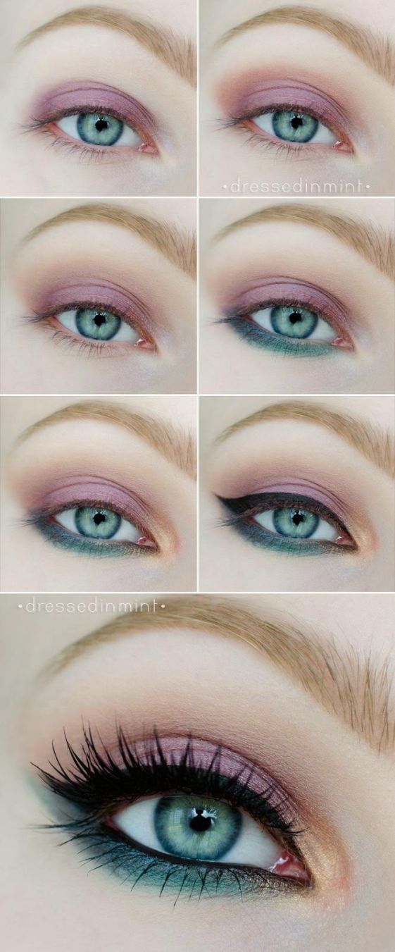 6 Tips On How To Rock Colored Eyeliner Colorful Eyeliner Ideas 