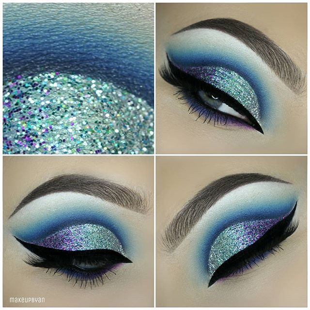 how to Rock Blue makeup look-Blue Makeup Ideas Tutorials