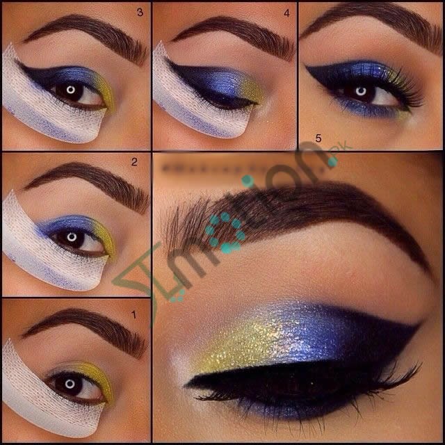 Wie man blaue Make-up-Looks rockt - Tutorials für blaue<img src=