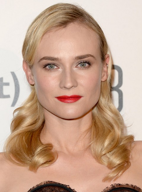 Diane Kruger's Undone Wavy Hairstyle – StyleCaster