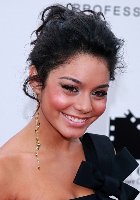 vanessa hudgens hair updo