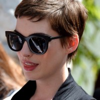 Anne Hathaway Trendy Short Pixie Haircut - Boyish Short Haircut for Women