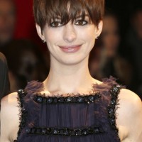 Anne Hathaway: 2014 Short Hairstyles - Shortcut with Bangs