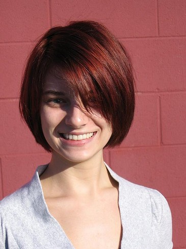 Short Layered Hairstyles With Side Bangs