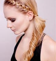 Easy Side Braided Ponytail Hairstyle
