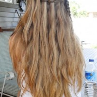 2014 Spring Hair Trends - Cute Waterfall Braid for Summer
