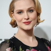Evan Rachel Wood’s Short Curly Hairstyle: Retro and Pretty