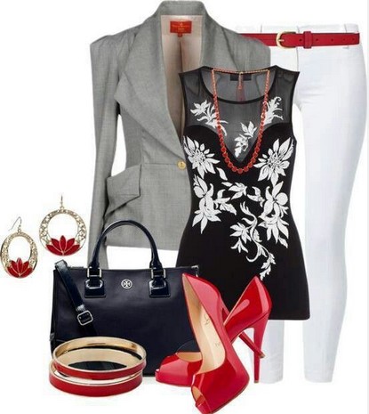A Colletion of Hot Red Outfits From Casual to Formal - Pretty Designs