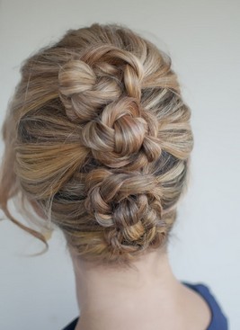 Glamorous Braided Updo Hairstyles for Women 2024 - Pretty Designs