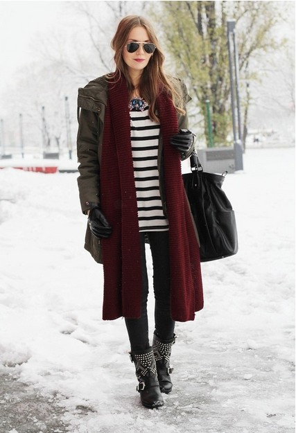 8 Fabulous Outfit Looks With Flat Boots for Winter - Pretty Designs