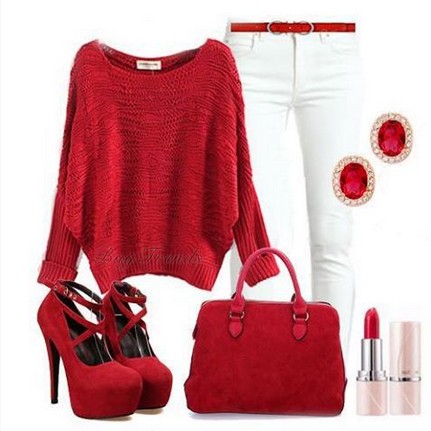 A Colletion of Hot Red Outfits From Casual to Formal - Pretty Designs