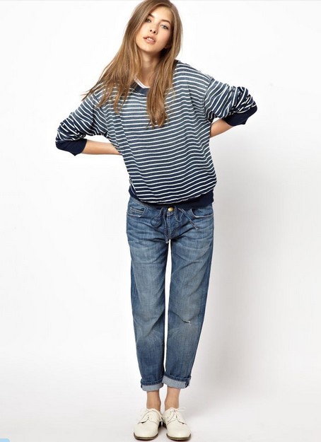 9 Ways to Wear Sweatshirts + Boyfriend Jeans Trend for Spring 2024 ...