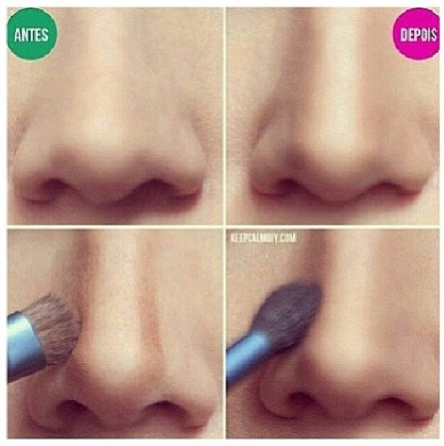 different nose shapes contouring