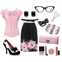 Spring Polyvore Outfits in Baby Pink - Pretty Designs