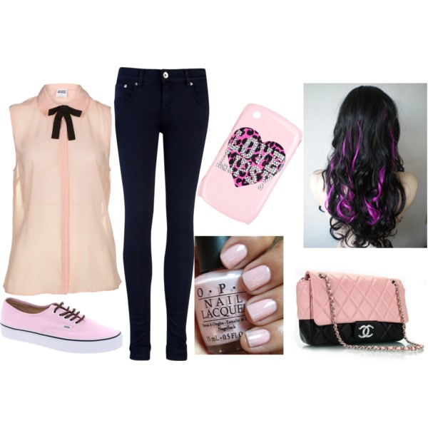 Spring Polyvore Outfits in Baby Pink - Pretty Designs