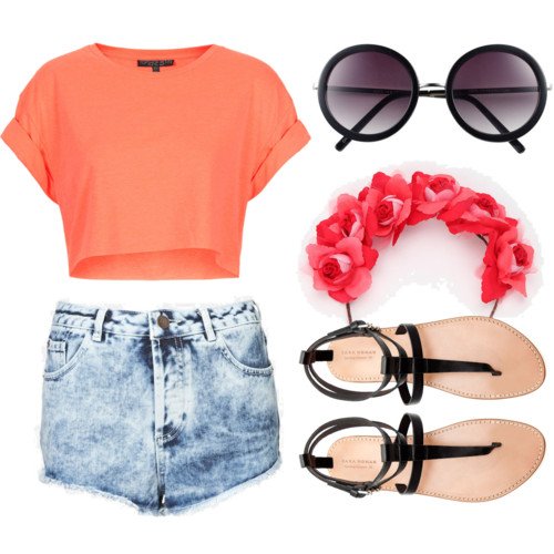 17 Summer Outfit Ideas with High-waisted Shorts - Pretty Designs