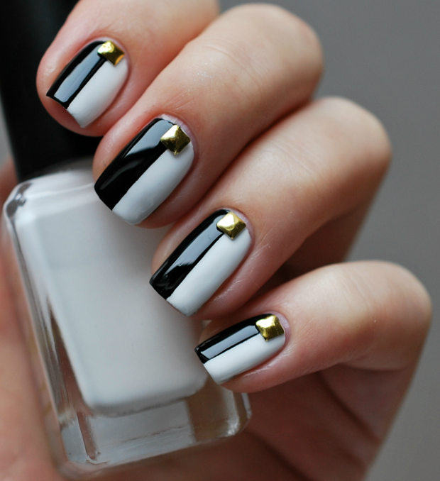 Black and White Nails for Beginners - Pretty Designs