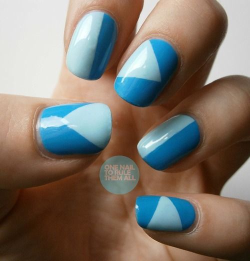 10 Nail Designs to Try: Color Block Nails - Pretty Designs