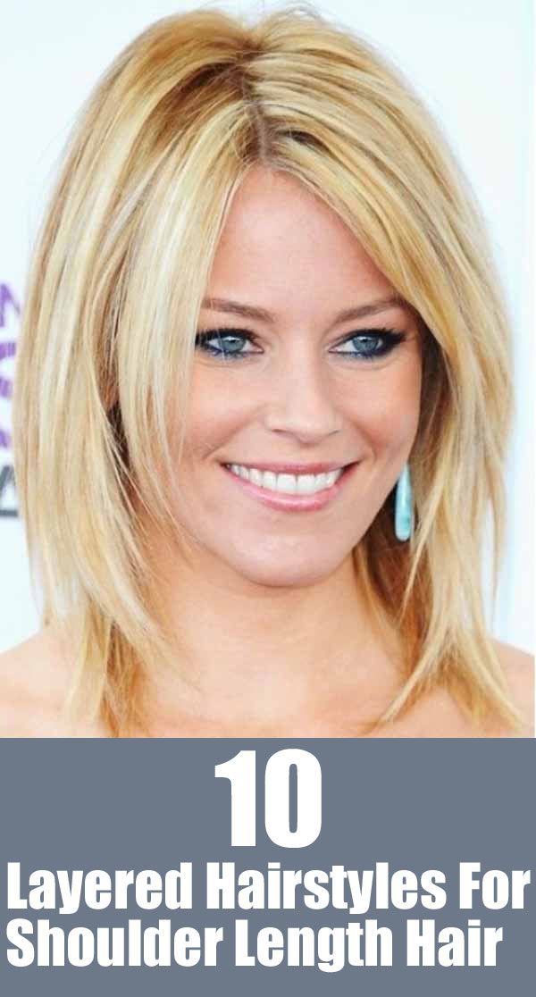 Shoulder Length Layered Easy Hairstyles