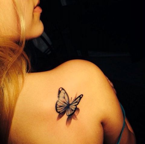 15 Latest 3D Butterfly Tattoo Designs You May Love - Pretty Designs