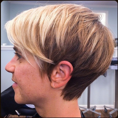 Two Tone Pixie Cut