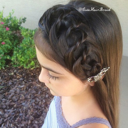 20 Sweet Braided Hairstyles for Girls - Pretty Designs