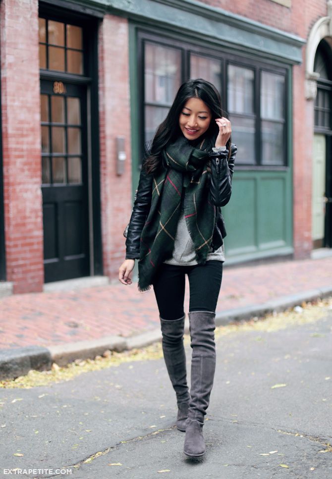 casual outfits with knee high boots
