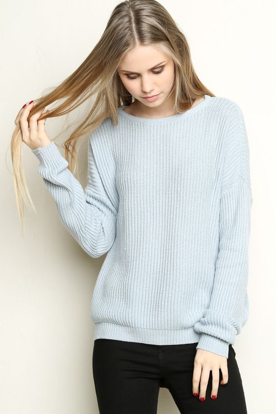 20 Light Sweater Styles to Pop up Your Looks - Pretty Designs