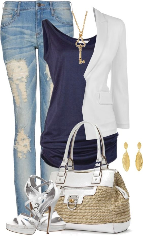 20 Pretty and Chic Polyvore Outfits for Spring - Pretty Designs