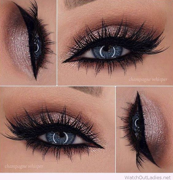 makeup designs for blue eyes