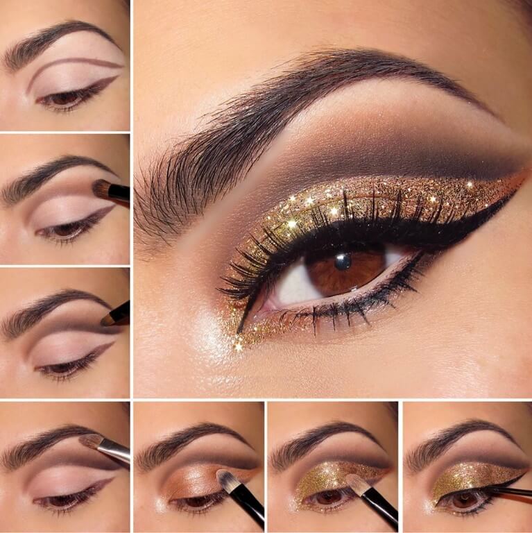 brown eyes makeup tutorial