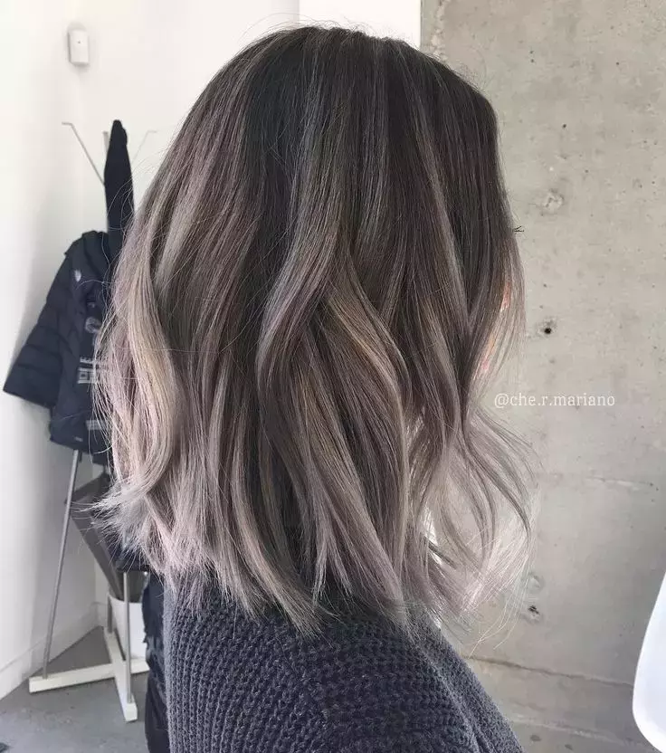 Subtle Ash Gray Highlights