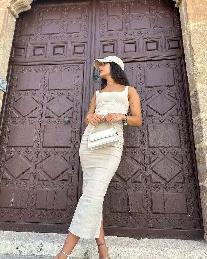 summer all white outfits for women