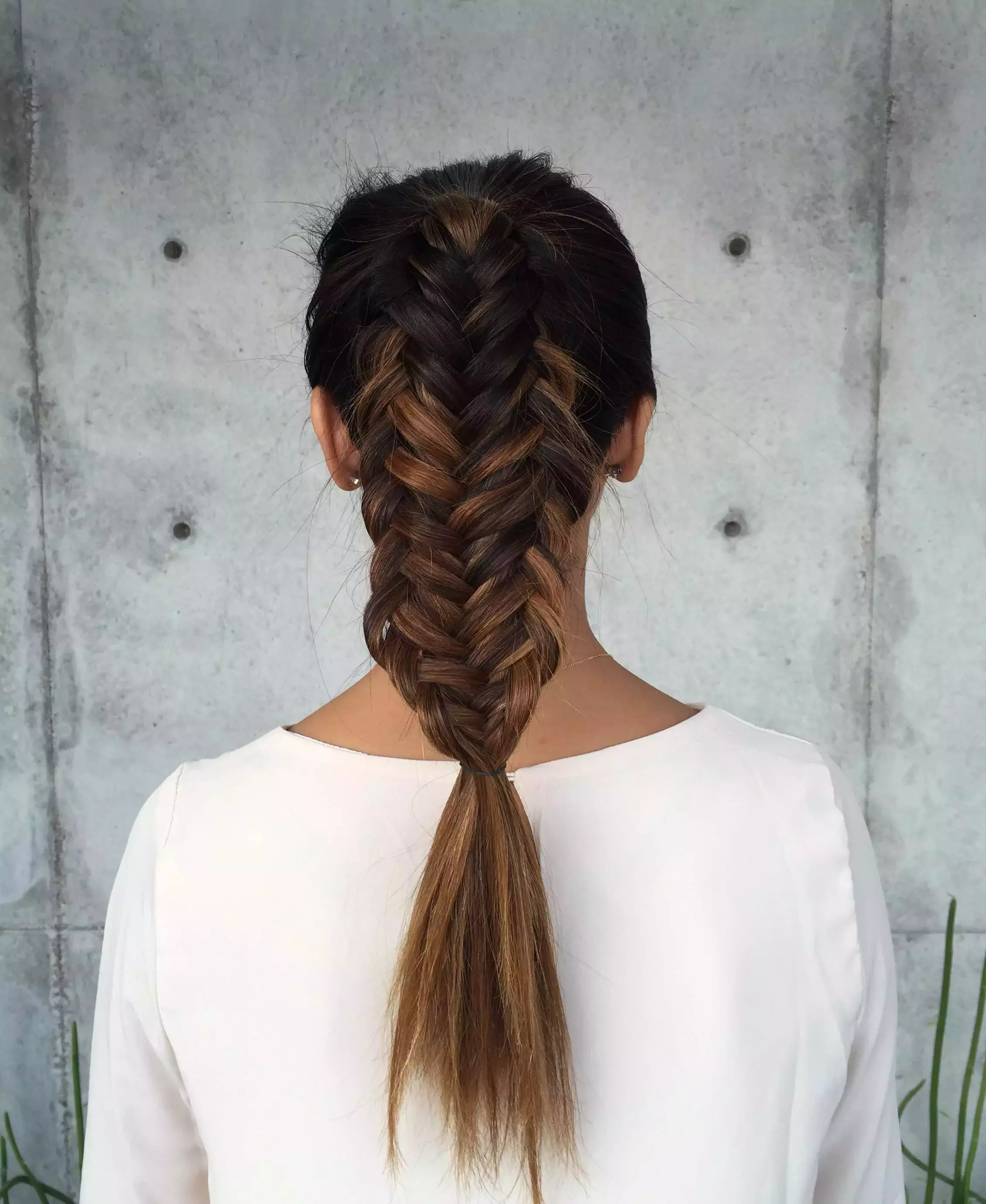 Twisted Fishtail Braid